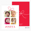 Joyful Gift Flat 4 Photo Christmas Card