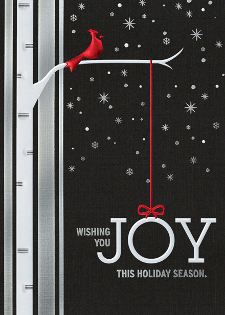 Joyful Cardinal Holiday Cards