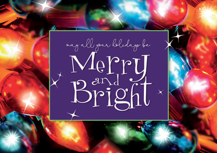 Light Display Holiday Cards