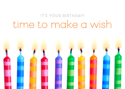 Wish Time! Happy Birthday Cards